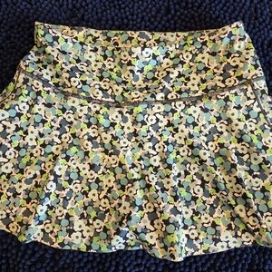 Athleta Multicolor Floral Skort